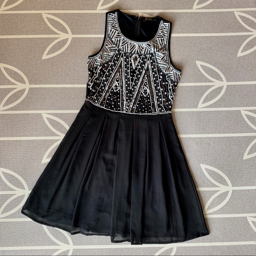 ModCloth Black Sequin Dress